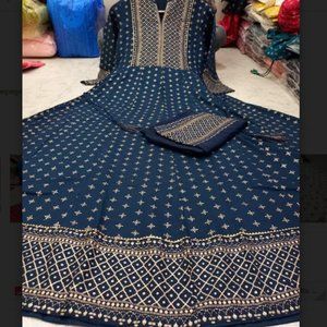 New designer party wear kurti drese with dupatta